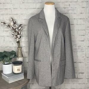 Topshop | Gray Open Front Blazer